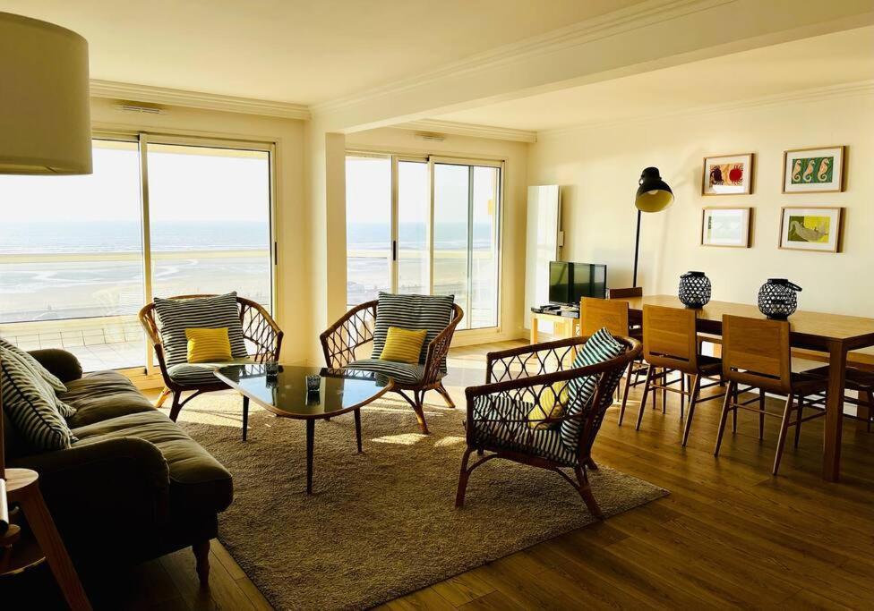 Appart T4 Lumineux Avec Terrasse Vue Mer Le Touquet Dış mekan fotoğraf